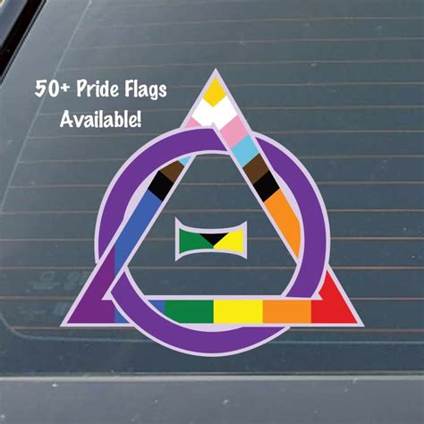 Therian Symbol Lgbtqia Many Pride Flags Available Indoor Outdoor Vinyl