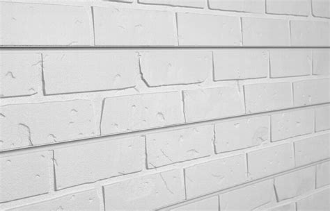 White Brick Textured Slatwall Panels White Brick White Paneling