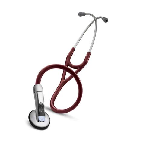 Littmann 3200 Electronic Stethoscope Black Burgundy