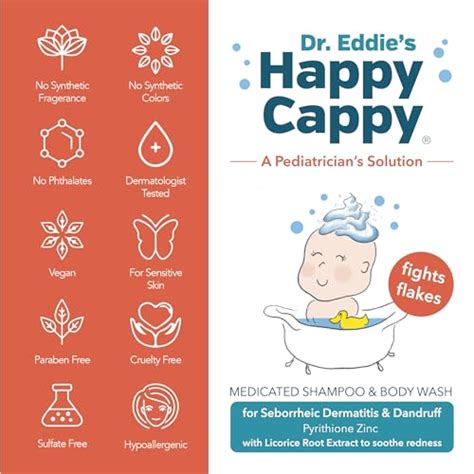 Happy Cappy Dr Eddies Medicated Shampoo For Children Treats Dandruff