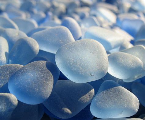 Genuine Sea Glass A Sea Of Cornflower Blue Sea Glass Art Blue Sea