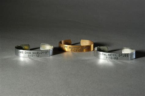 pow mia bracelets were worn in the early 70s it represented all of the men who were lost at