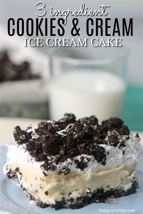 Cookies And Cream Ice Cream Cake Recipe Easy Oreo Ice
