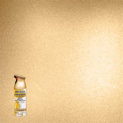 Rust Oleum Universal 11 Oz All Purpose Metallic Sunlit Brass Spray