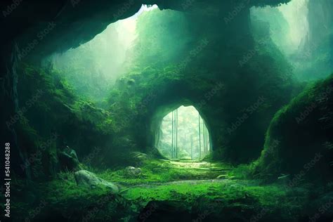 Forest Cave Entrance
