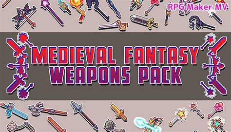 Rpg Maker Mv Medieval Fantasy Weapons Pack On Steam
