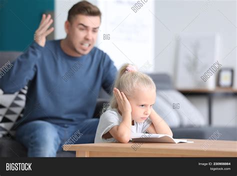 Father Scolding His Image And Photo Free Trial Bigstock
