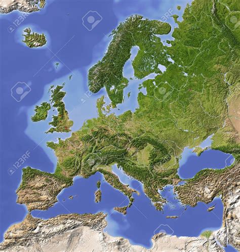 4 K Map Of Europe Topographic Map Of Usa With States