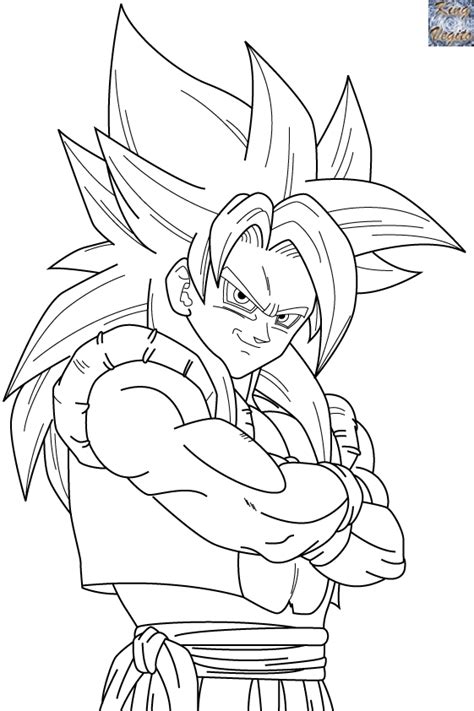 Pypus is now on the social networks, follow him and get latest free coloring pages and much more. Vegito Ssj4 Coloring Pages | Goku desenho, Desenhos de ...