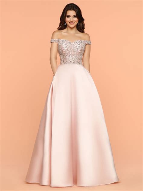 Mikado Ball Gown Prom Dress With Beaded Bodice Off The Shoulder