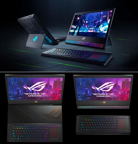 Asus Rog Mothership Gz700 Laptop Doubles As An All In One Desktop Pc