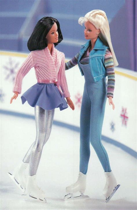 ice skating fashion collectible photo card mattel barbie doll postcard ebay vintage