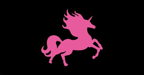 Visible Invisible Pink Unicorn Pink Unicorn Sticker Teepublic