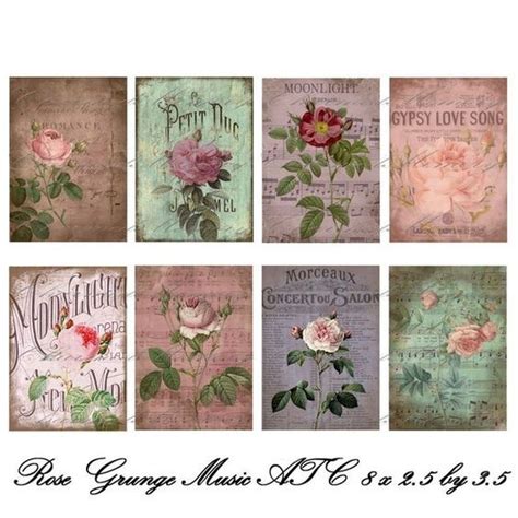 Pin By Pinner On Printies Mini Roses And Romance Shabby Chic