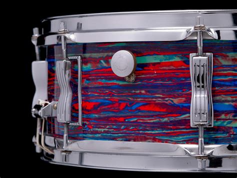 Ludwig Jazz Festival Psychedelic Red Vintage Ludwig