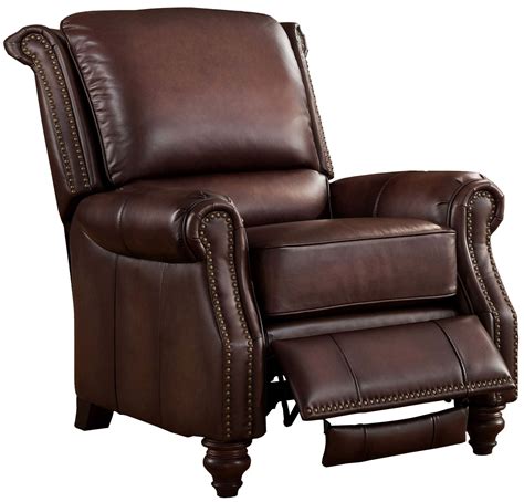 Churchill Brown Leather Recliner Chair C9252rc5851ls Amax Leather