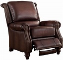 Churchill Brown Leather Recliner Chair from Amax Leather | Coleman ...