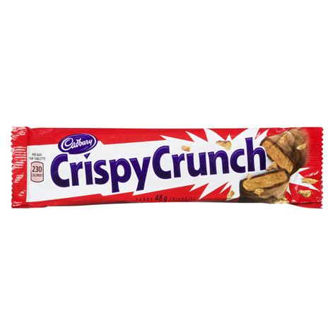 Crispy Crunch Candy Bar Cadbury Tasse Snack Foods Canada