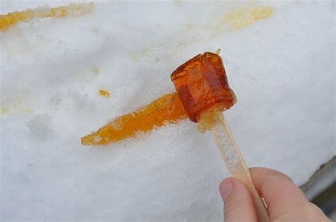 How To Make Maple Syrup Snow Candy Maple Syrup Pinterest