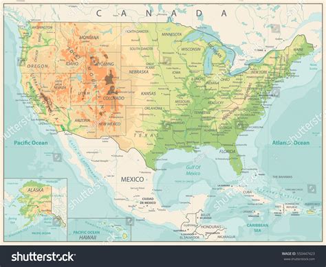 785 United States Elevation Map Images Stock Photos And Vectors