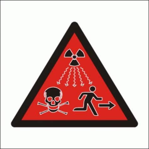 Radiation Dangers Symbol Radiation Hazard Warning Safety Signs