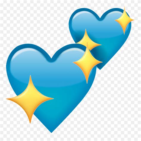 Blue Heart Hearts Emoji Apple Imoji Applemoji Blue Heart Emoji Png