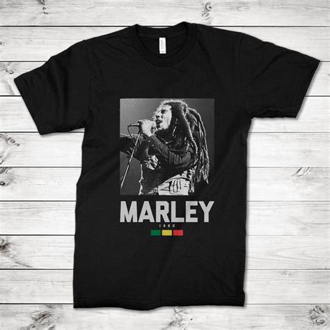 Bob Marley Concert T Shirt High Quality Cotton Womens Etsy