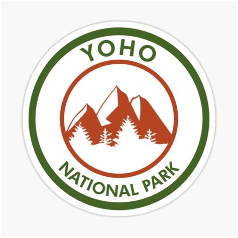 Yoho National Park Sticker By Esskay Redbubble