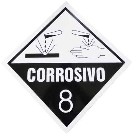 Adesivo Corrosivo 8 30 X 30cm