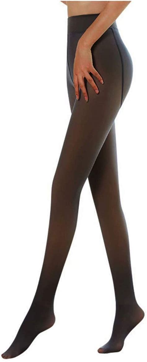 warm tights for women winter fleece pantyhose perfect slimming legs fake translucent warm fleece