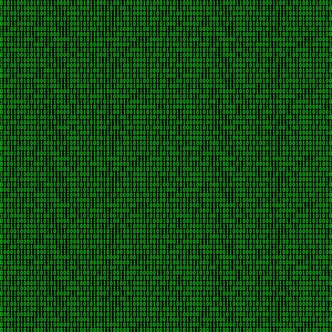 Green Binary Code Background