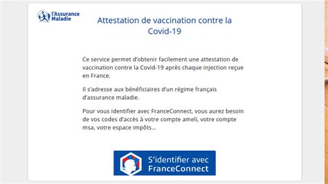 La vaccination, à la condition que les personnes disposent d'un schéma vaccinal complet et du délai nécessaire après l'injection finale, soit : France Connect pour le pass sanitaire européen - Breakflip ...
