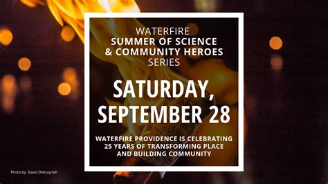 Waterfire September 28th Full Lighting Ignite Providence