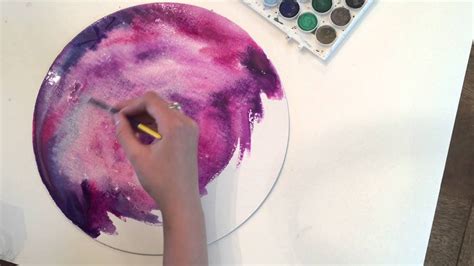 How To Paint A Watercolor Galaxy Tutorial By Giovana Forrest