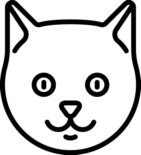 Cat Head Svg Png Icon Free Download 74055 Onlinewebfontscom