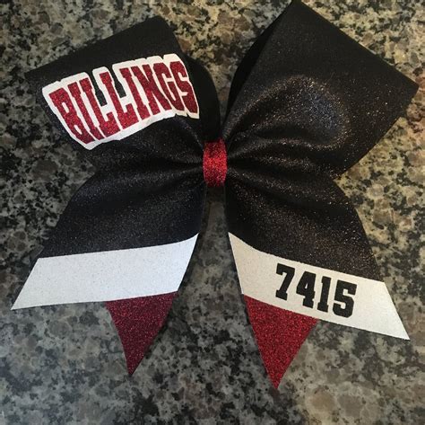 Custom Team Cheer Bow With Name Great For Sideline Cheer Etsy