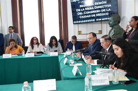 Mesa Directiva Del Congreso CDMX Aprueba Actualizar Registro De Cabilderos