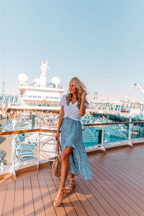 All The Outfits I Wore While On Our Princess Cruise Tall Blonde Bell Summer Cruise Outfits