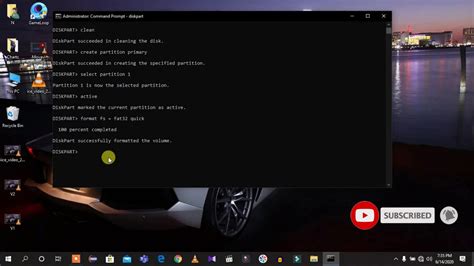 How To Boot Windows 1087 In Usb Drive Using Cmdcommand Prompt Youtube