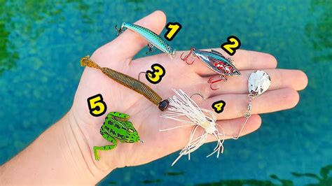 Worlds 5 Smallest Fishing Lures Challenge Big Fish Youtube