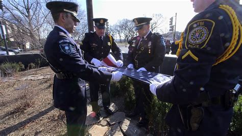 Flag Raising Honors Fallen Fbi Special Agent Edwin R Woodriffe Youtube