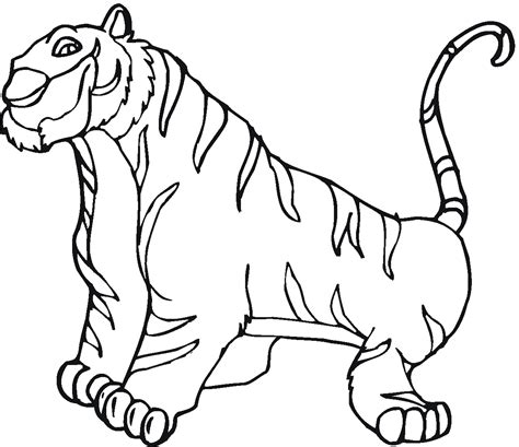 Dibujos Para Colorear Y Imprimir De Tigres