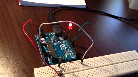 Arduino Lesson Turn On A Led With A Button And Make It Stay On