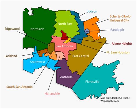 San Antonio Districts Map