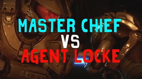 Halo 5 Guardians Master Chief Vs Agent Locke Fight Scene Cutscene