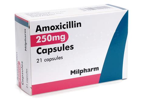 Naa014 Amoxicillin Capsules Bp 250mg