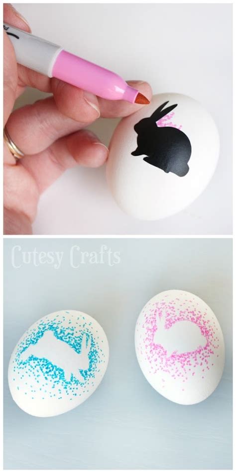 Sharpie Easter Egg Decorating Idea Cutesy Crafts