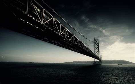 Golden Gate Bridge Usa Bridge San Francisco Dark Sea Hd Wallpaper Wallpaper Flare