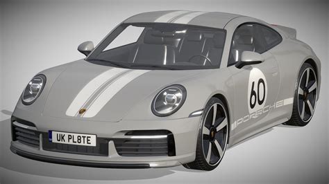 Porsche 911 Sport Classic 2023 Buy Royalty Free 3d Model By Zifir3d