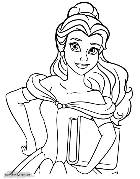 Belle Coloring Pages Pdf Make Your World More Colorful With Printable